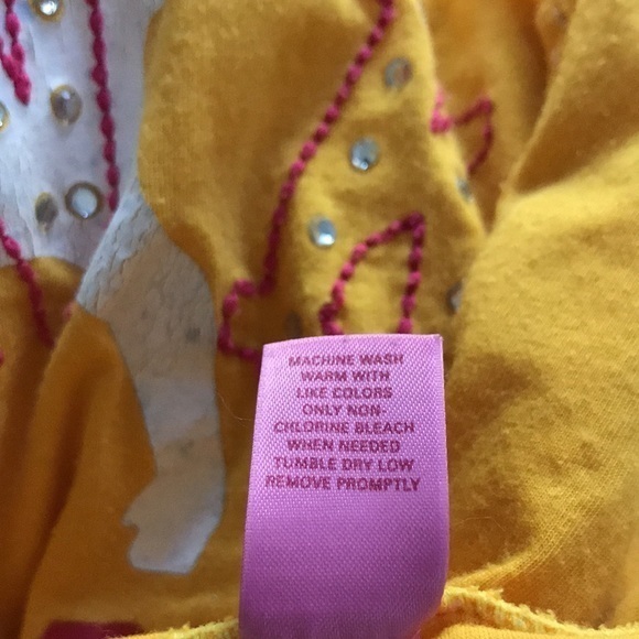 Rare Vintage PINK Y2K PINK University Rhinestones Tee Hard to Find - Picture 6 of 6